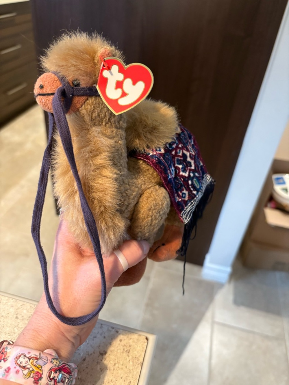 NWT Vintage 1993 Ty Beanie Babies Attic Treasures Collection Lawrence the Camel